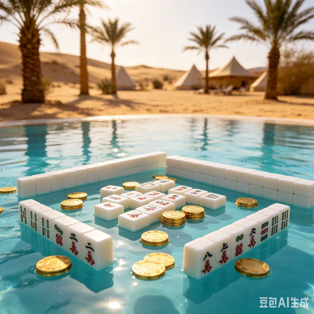 carved pattern mahjong set