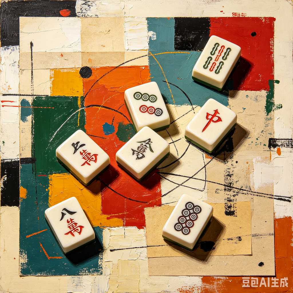 glossy mahjong tiles