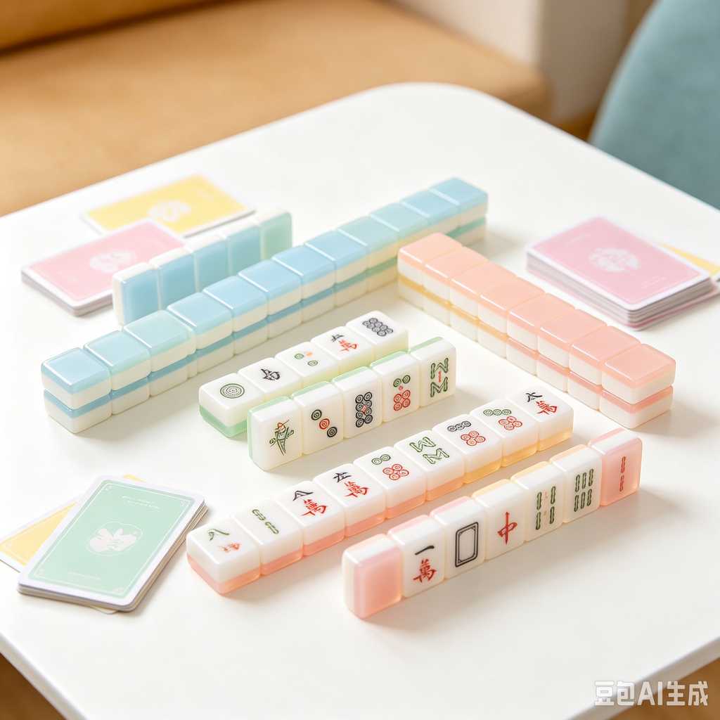high end minimalist mahjong tiles